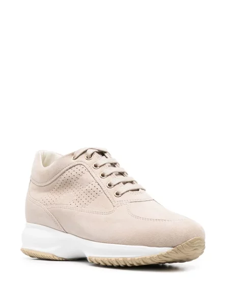 Sneakersy Hogan sznurowane zamszowe