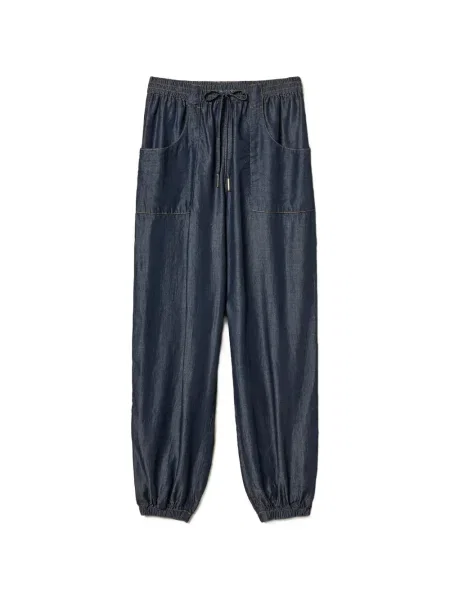 Pantaloni Twinset albastru