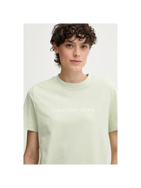 Calvin Klein Jeans tričko dámske zelená