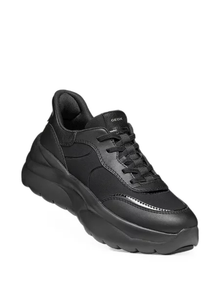 Sneakerși Geox chunky negru