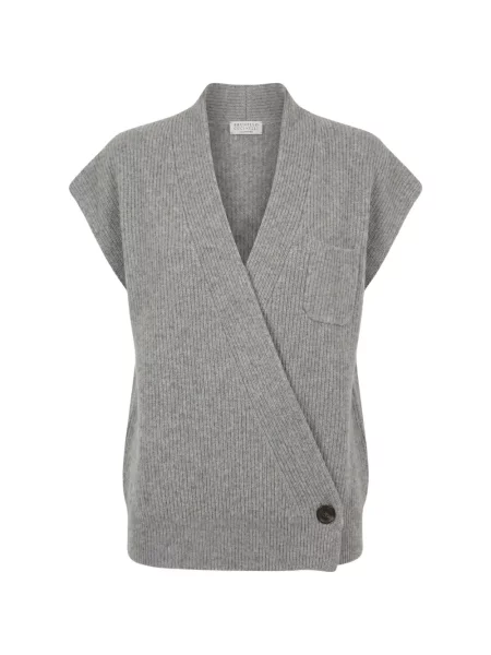 Top Brunello Cucinelli plic gri
