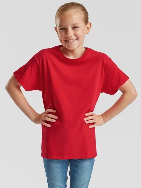 Tricou copii Fruit Of The Loom roșu