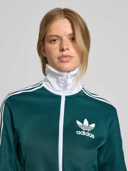 Adidas Originals bluza Classic Tt wzorzysta zielony