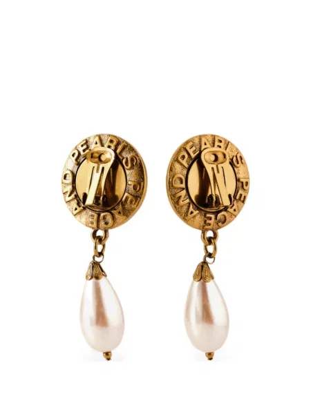 Cercei Moschino auriu