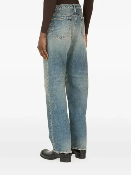 Viseltes hatású farmerek Maison Margiela kék