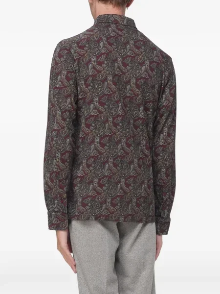 Polo Etro με σχέδιο paisley κόκκινο