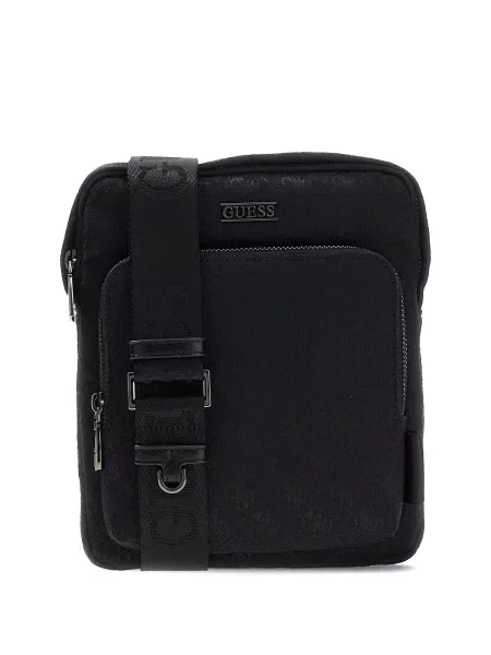 GUESS Taška cez rameno Boston' čierna