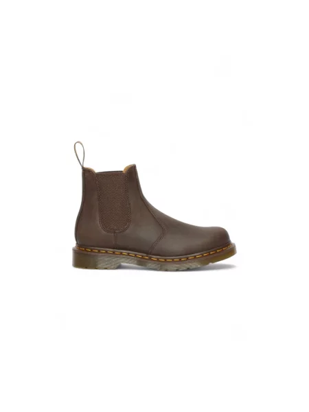 Sztyblety Dr. Martens skórzane brązowe