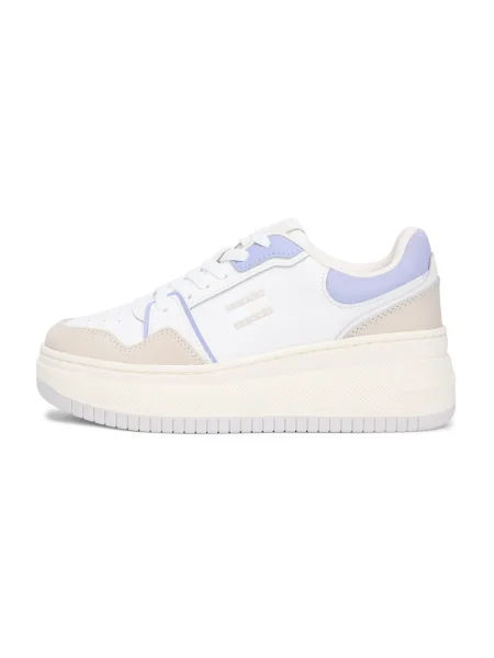Tommy Jeans Sneaker low bej / ecru / mov lavandă alb