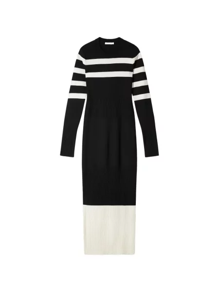 Rochie maxi Patrizia Pepe până la genunchi de costum negru