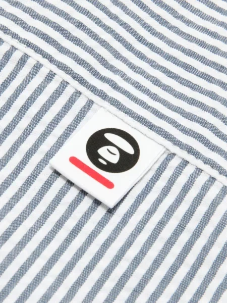 Cămașă Aape By A Bathing Ape cu dungi alb