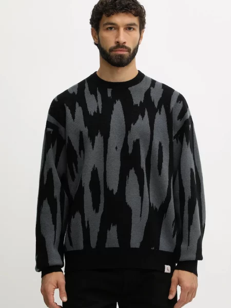 Pulover Calvin Klein Jeans črna