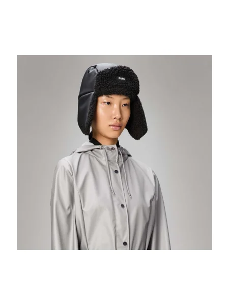 Fleece sapka Rains fekete