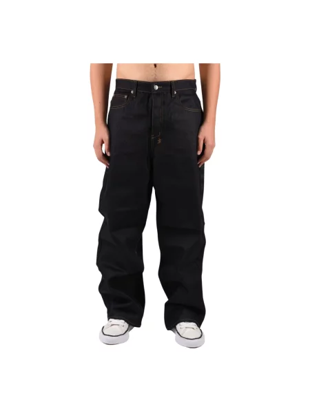 Jeansy straight leg Ksubi niebieskie