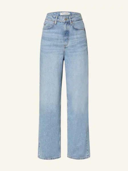 Marc O'polo Jeansy Wide Leg blau niebieskie