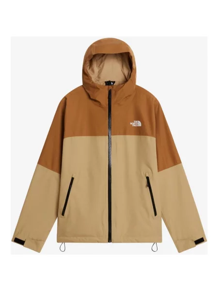 Kurtka z kapturem The North Face DryVent Zip-In wielbłądzi S brązowy