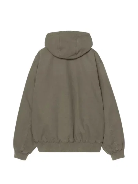 Geacă Carhartt Wip cu glugă verde
