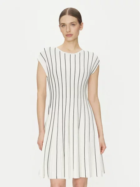 Φόρεμα καθημερινό DKNY μπεζ