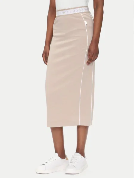 Emporio Armani Fustă midi bej