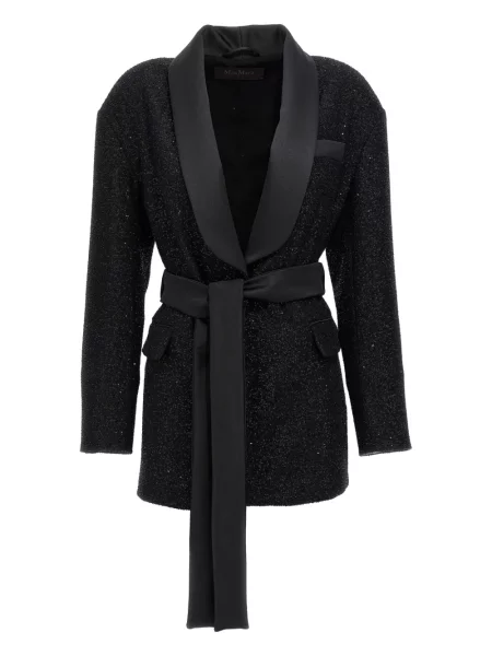 Sacou Max Mara cu paiete negru