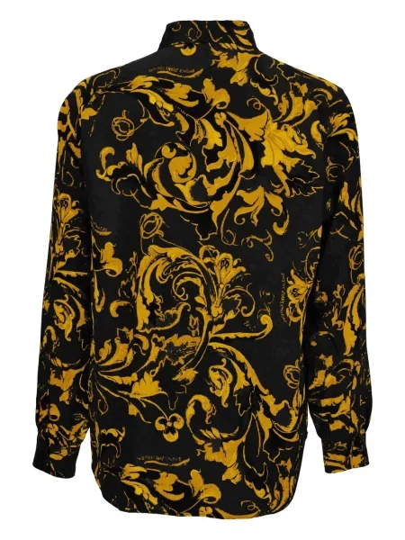 Cămașă Versace Jeans Couture cu imagine negru