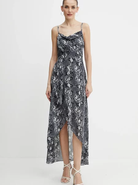 Morgan rochie marin maxi drept albastru