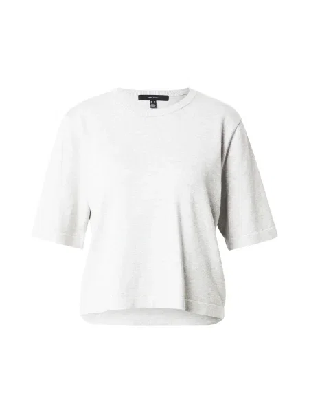 VERO MODA Sveter VMSILJE svetlosivá