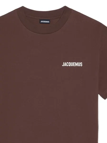 Majica Jacquemus s printom smeđa