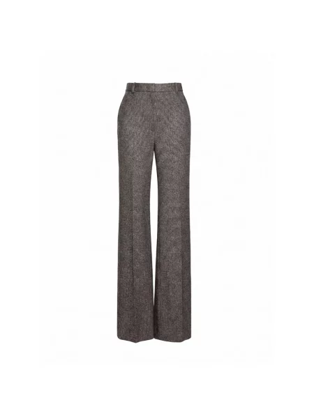 Spodnie Max Mara Studio brązowe