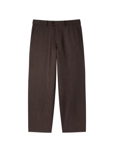 Pantaloni Paul Smith în carouri violet
