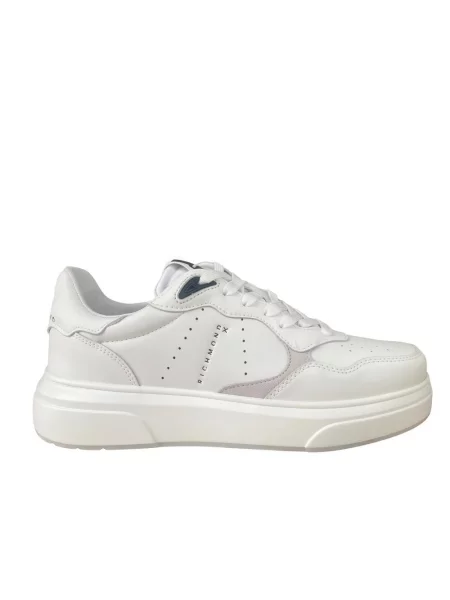 Sneakersy John Richmond skórzane białe