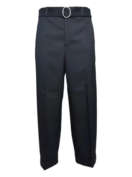 Pantaloni Jil Sander albastru