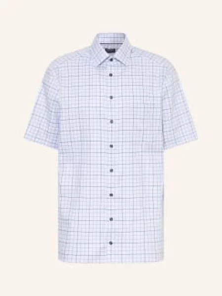 Olymp Košile S Krátkým Rukávem Luxor Comfort Fit tmavě modrá tmavě červená béžová