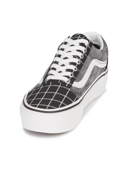 Platform talpú félcipő Vans szürke