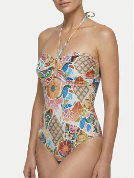 Seafolly Női fürdőruha Beach Bohème rózsaszín