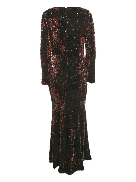 Rochie Tabitha Simmons cu paiete de catifea negru