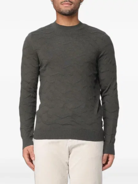 Пуловер Emporio Armani зелено