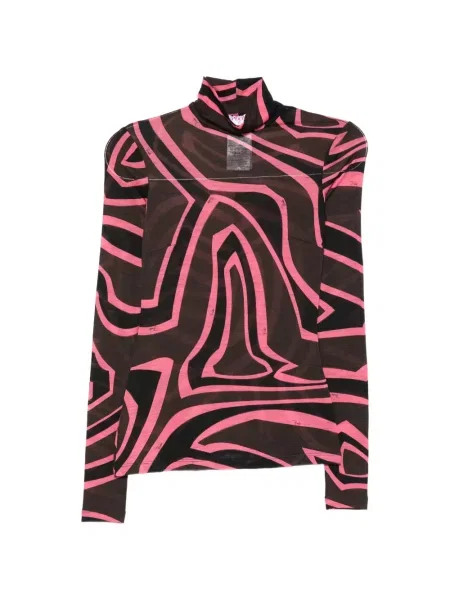 Top Pucci cu imagine negru
