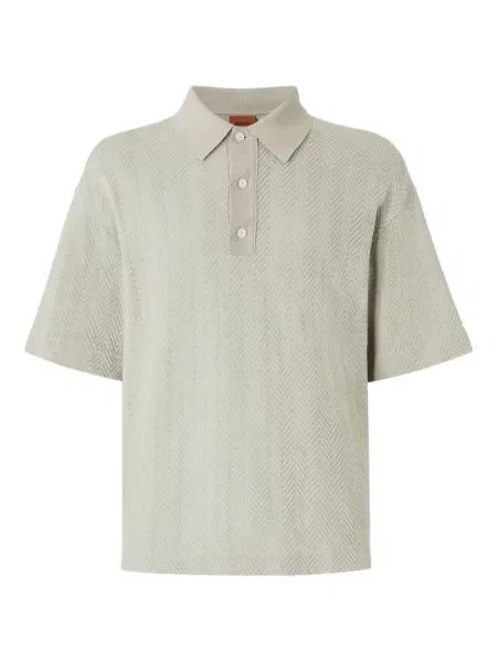 Tricou polo Missoni verde
