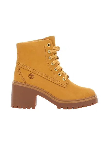 Botki Timberland skórzane beżowe