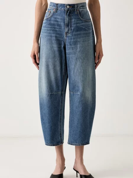 Calvin Klein Jeans blugi barrel pentru femei albastru