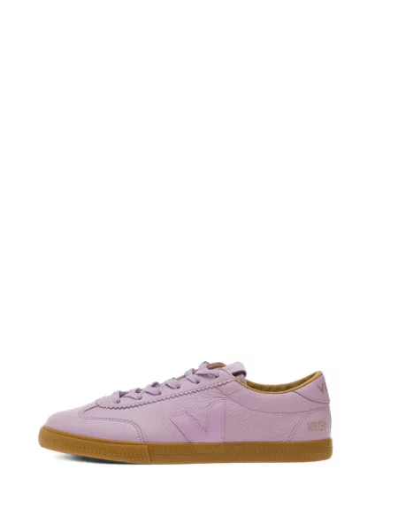 Sneakerși Veja Volley din piele violet