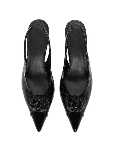 Pantofi cu toc Rotate Birger Christensen slingback negru