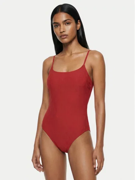 LAUREN RALPH LAUREN Costum de baie roșu