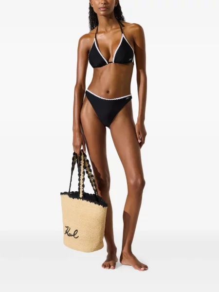 Bikini Karl Lagerfeld negru