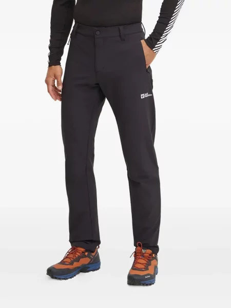 Pantaloni Jack Wolfskin cu autograf negru