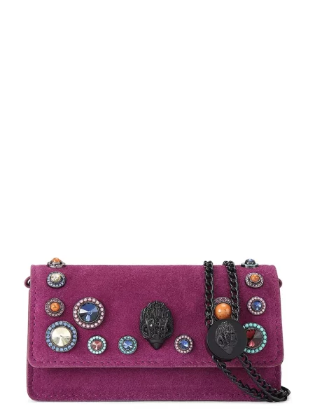 Kurt Geiger Geantă pe umăr Long Nano Shoreditch | piele întoarsă violet