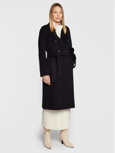 Marella Palton de lână Offerta Bleumarin