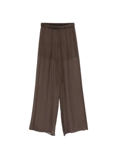Șnur de strângere pantaloni palazzo Alysi maro