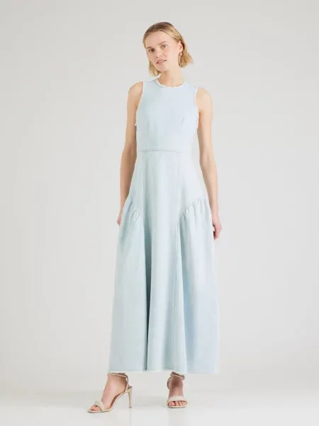 Ivy Oak rochie din denim MARCA ANN albastru